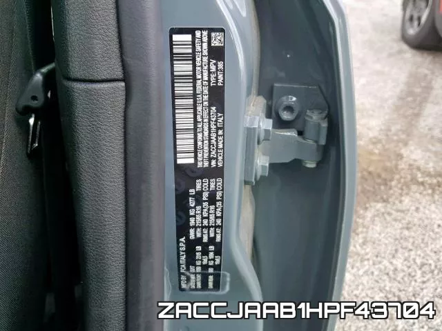 ZACCJAAB1HPF43704 фото 2