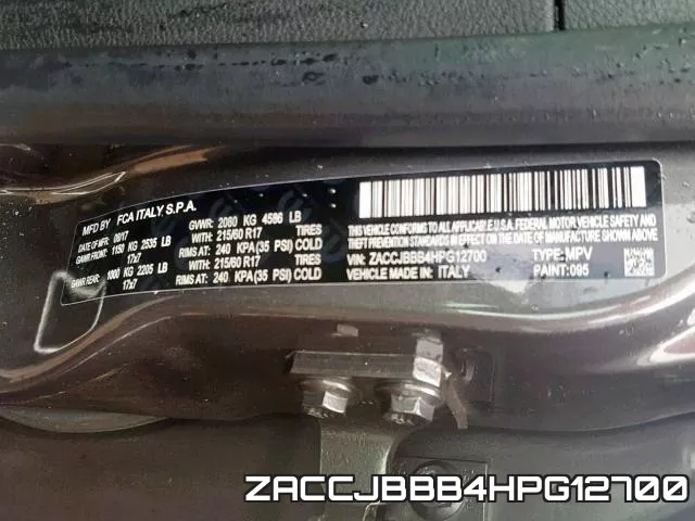 ZACCJBBB4HPG12700 фото 2
