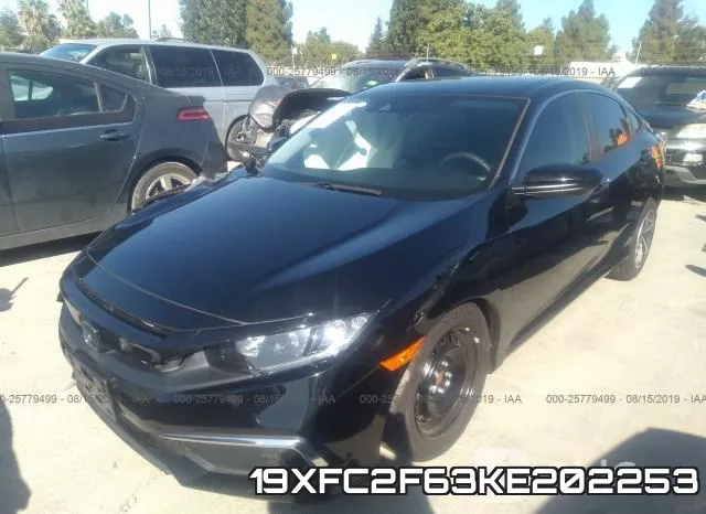 19XFC2F63KE202253 фото 3