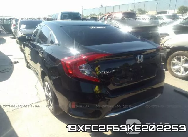 19XFC2F63KE202253 фото 4
