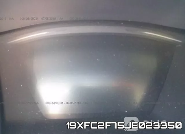 19XFC2F75JE023350 фото 8
