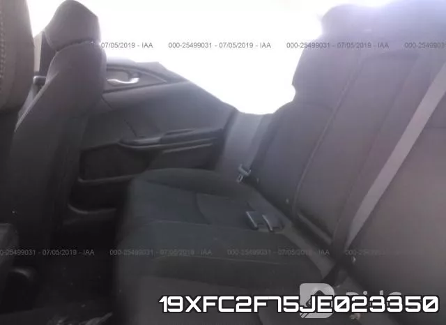 19XFC2F75JE023350 фото 9