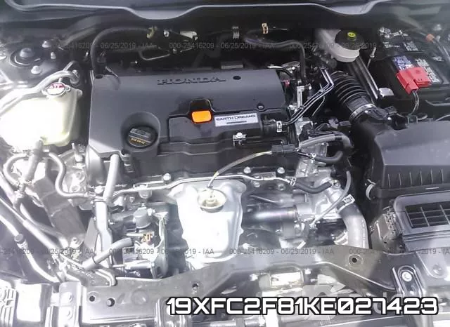 19XFC2F81KE027423 фото 2
