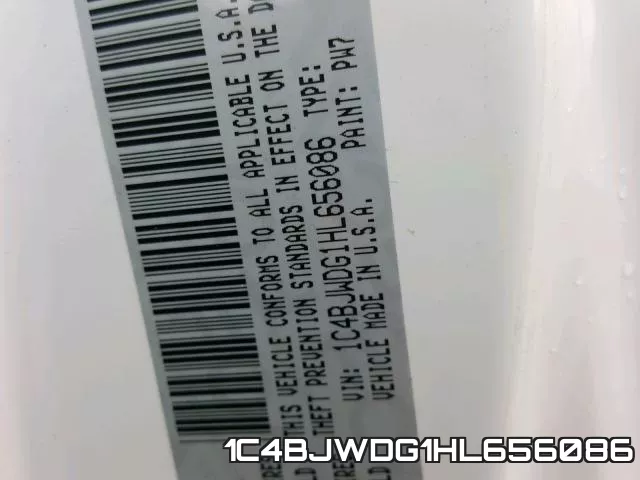 1C4BJWDG1HL656086 фото 2