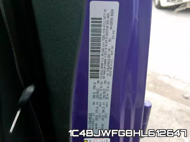 1C4BJWFG8HL612647 фото 2