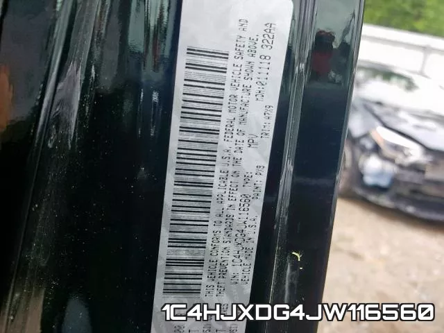 1C4HJXDG4JW116560 фото 2