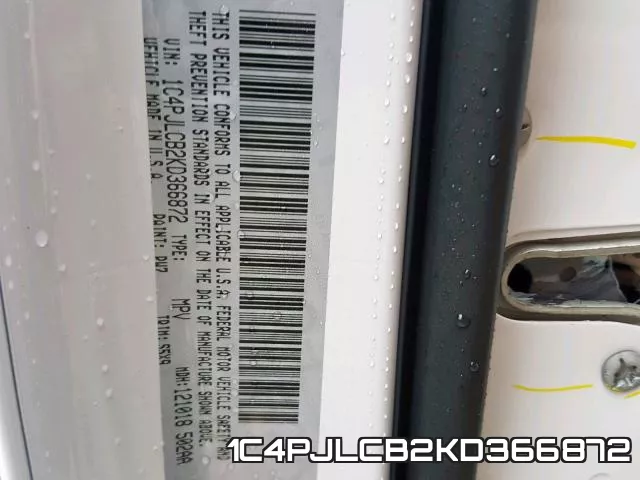 1C4PJLCB2KD366872 фото 2