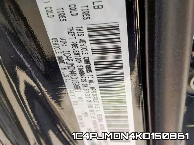 1C4PJMDN4KD150861 фото 2