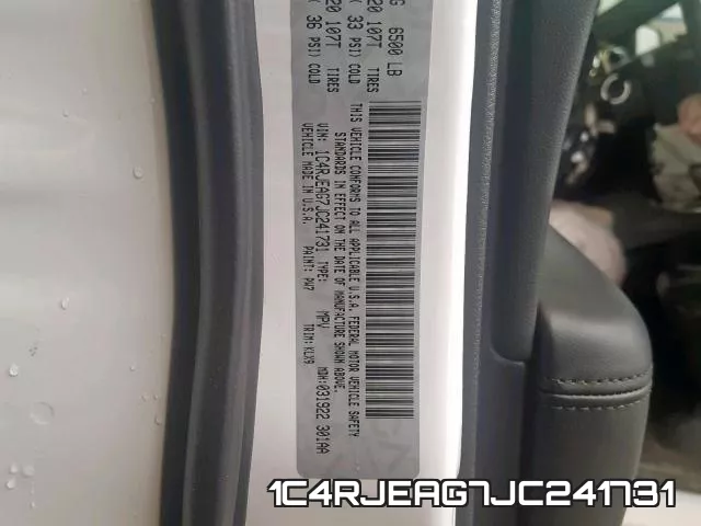 1C4RJEAG7JC241731 фото 2