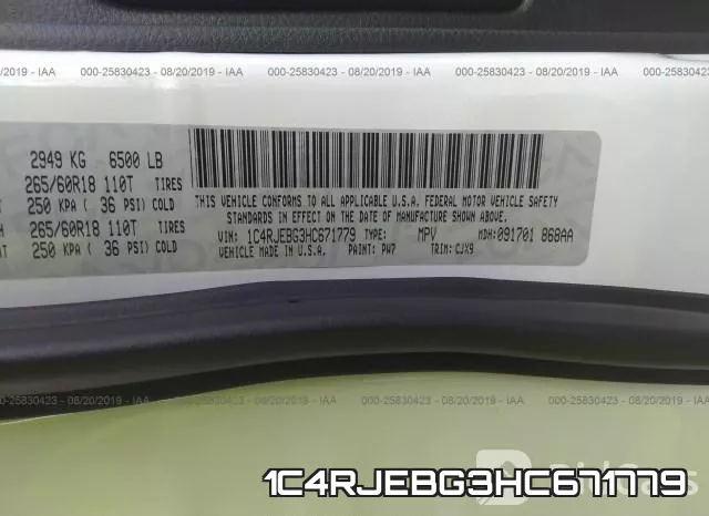 1C4RJEBG3HC671779 фото 10