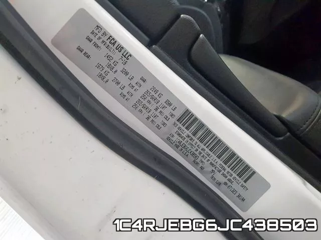 1C4RJEBG6JC438503 фото 2