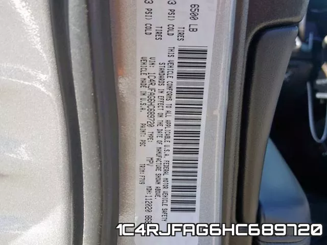 1C4RJFAG6HC689720 фото 2