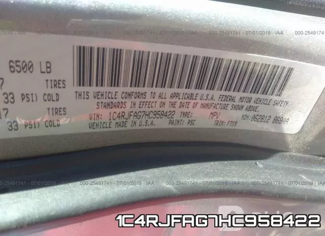 1C4RJFAG7HC958422 фото 10