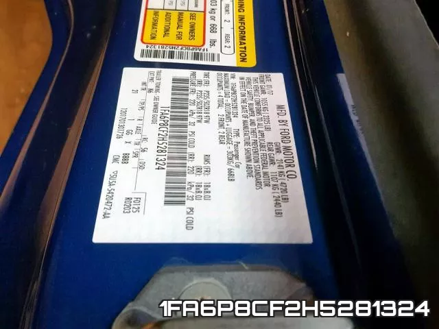 1FA6P8CF2H5281324 фото 2
