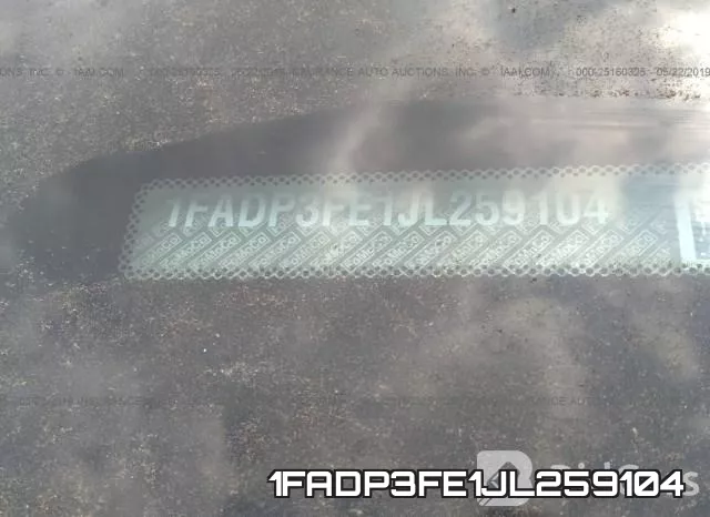 1FADP3FE1JL259104 фото 10