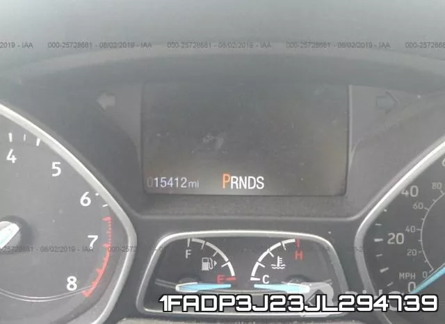 1FADP3J23JL294739 фото 8