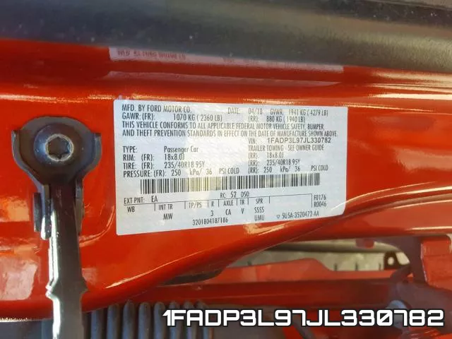 1FADP3L97JL330782 фото 2
