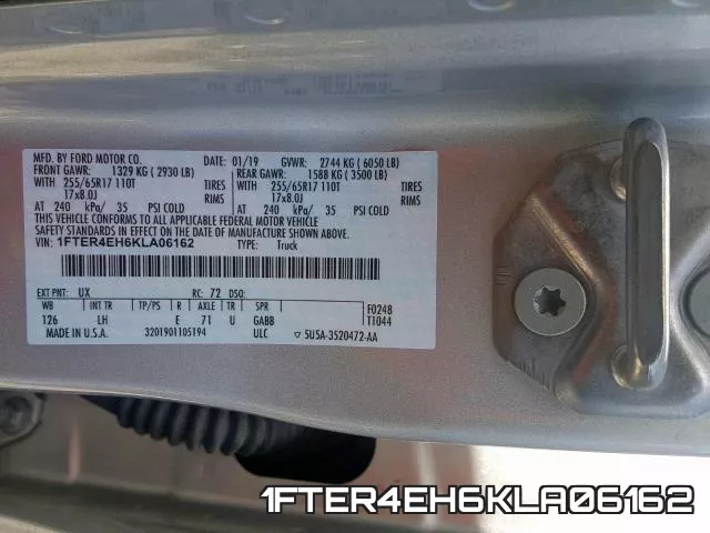1FTER4EH6KLA06162 фото 2