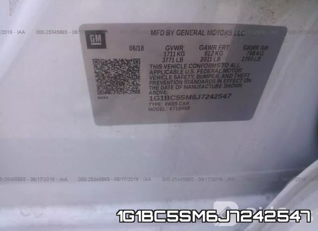 1G1BC5SM6J7242547 фото 10