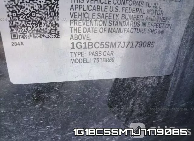 1G1BC5SM7J7179085 фото 10