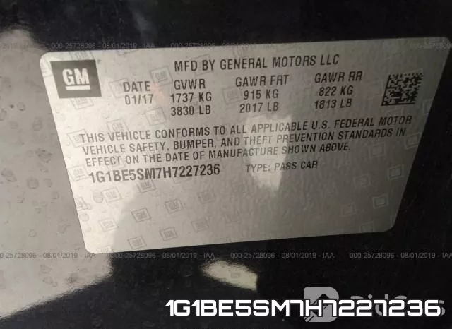 1G1BE5SM7H7227236 фото 10