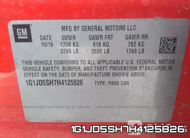 1G1JD5SH7H4125826 фото 10