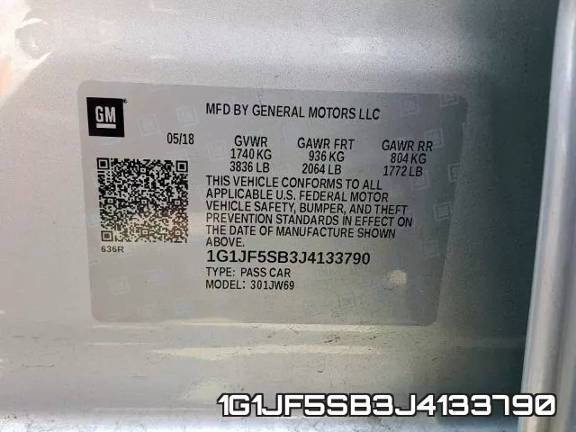 1G1JF5SB3J4133790 фото 2