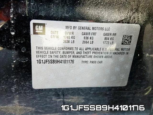 1G1JF5SB9H4101176 фото 2