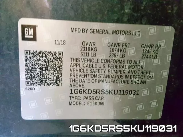1G6KD5RS5KU119031 фото 2