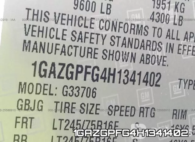 1GAZGPFG4H1341402 фото 10
