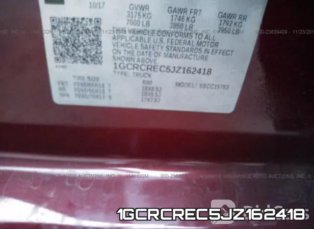 1GCRCREC5JZ162418 фото 10