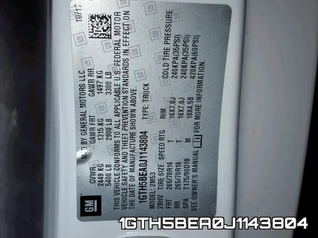 1GTH5BEA0J1143804 фото 2