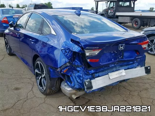 1HGCV1E38JA221821 фото 4