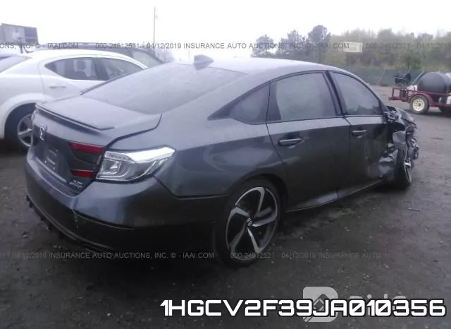 1HGCV2F39JA010356 фото 5