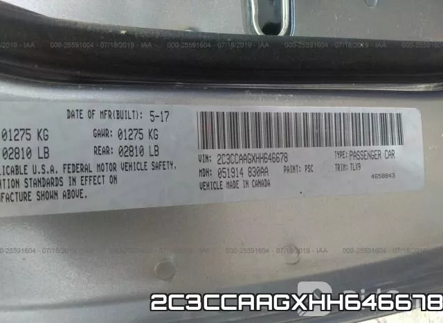 2C3CCAAGXHH646678 фото 10