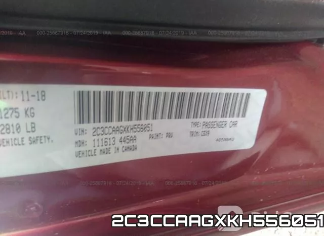 2C3CCAAGXKH556051 фото 10