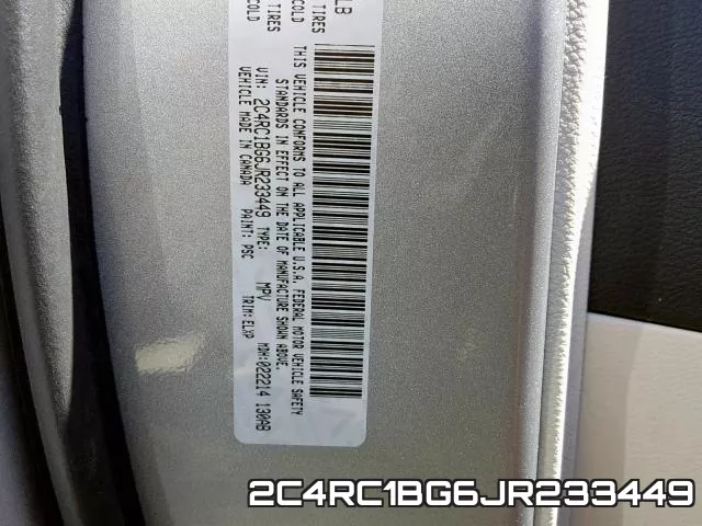 2C4RC1BG6JR233449 фото 2