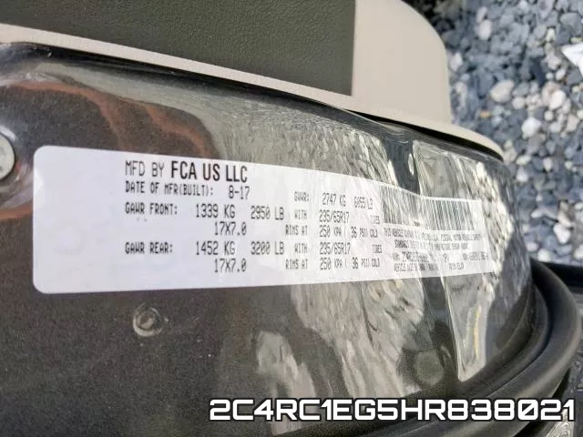 2C4RC1EG5HR838021 фото 2