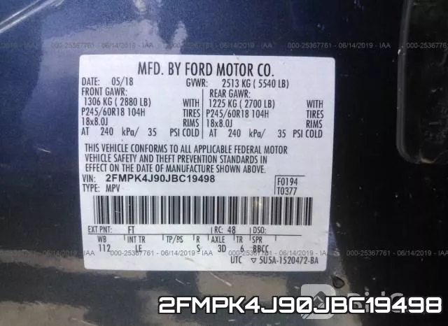 2FMPK4J90JBC19498 фото 10