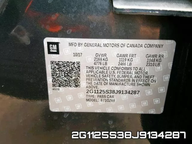 2G1125S38J9134287 фото 2