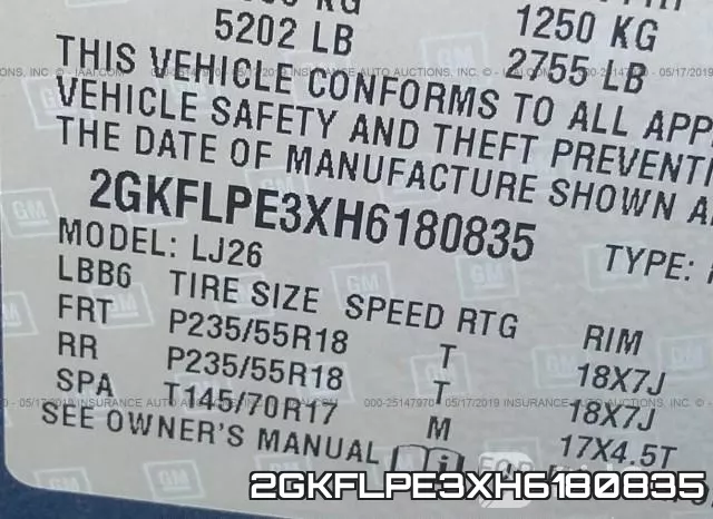 2GKFLPE3XH6180835 фото 10
