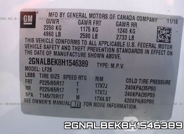 2GNALBEK8H1546389 фото 10