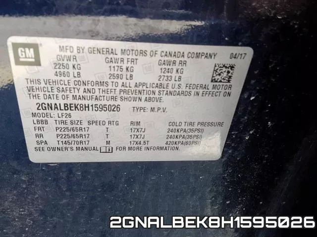 2GNALBEK8H1595026 фото 2