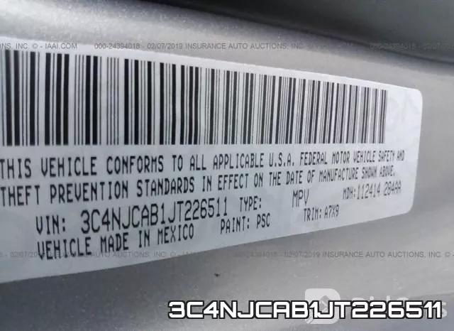 3C4NJCAB1JT226511 фото 10
