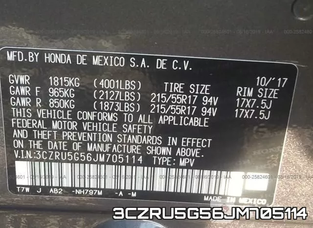3CZRU5G56JM705114 фото 10