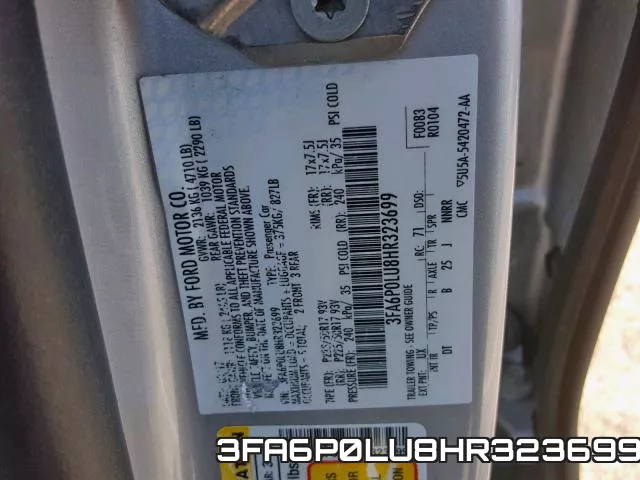 3FA6P0LU8HR323699 фото 2