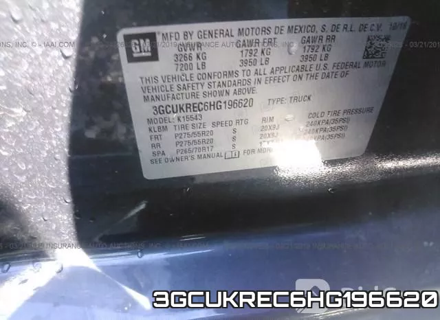 3GCUKREC6HG196620 фото 10