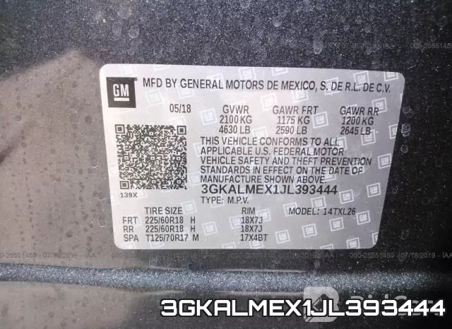 3GKALMEX1JL393444 фото 10