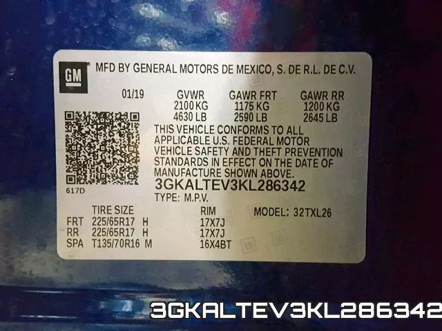 3GKALTEV3KL286342 фото 2