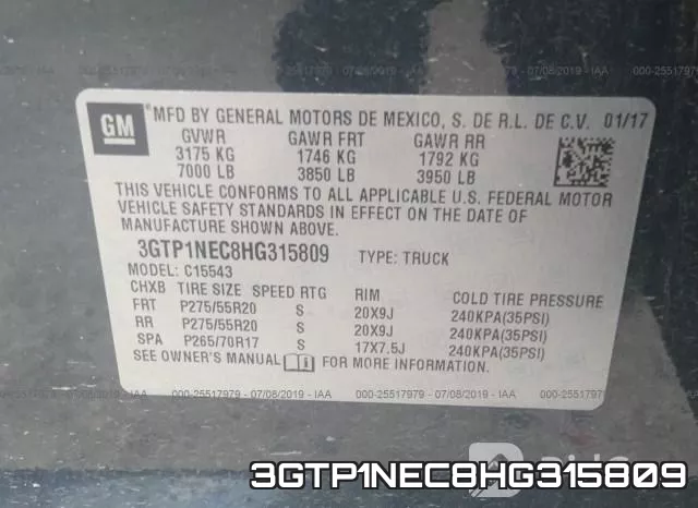 3GTP1NEC8HG315809 фото 10